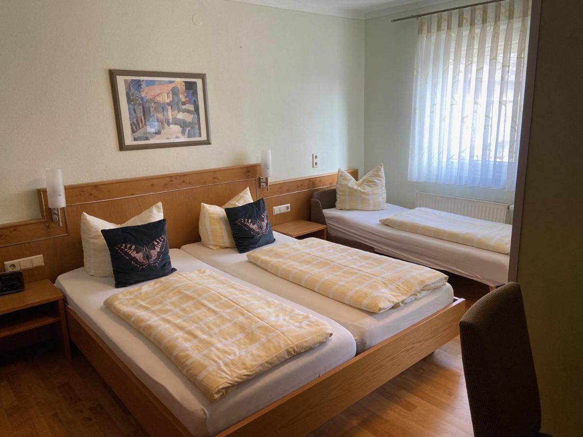Hotel Goldener Loewe Gunzburg Bagian luar foto